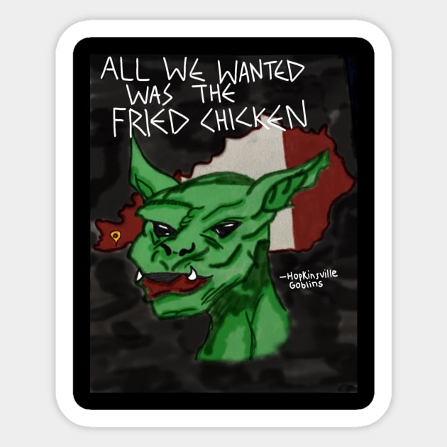 KY Fried Sticker by Cassie’s Cryptid Land